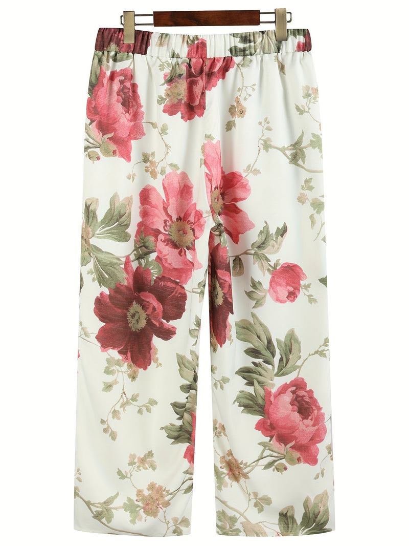 Lara - Sommerhose mit Blumenmuster