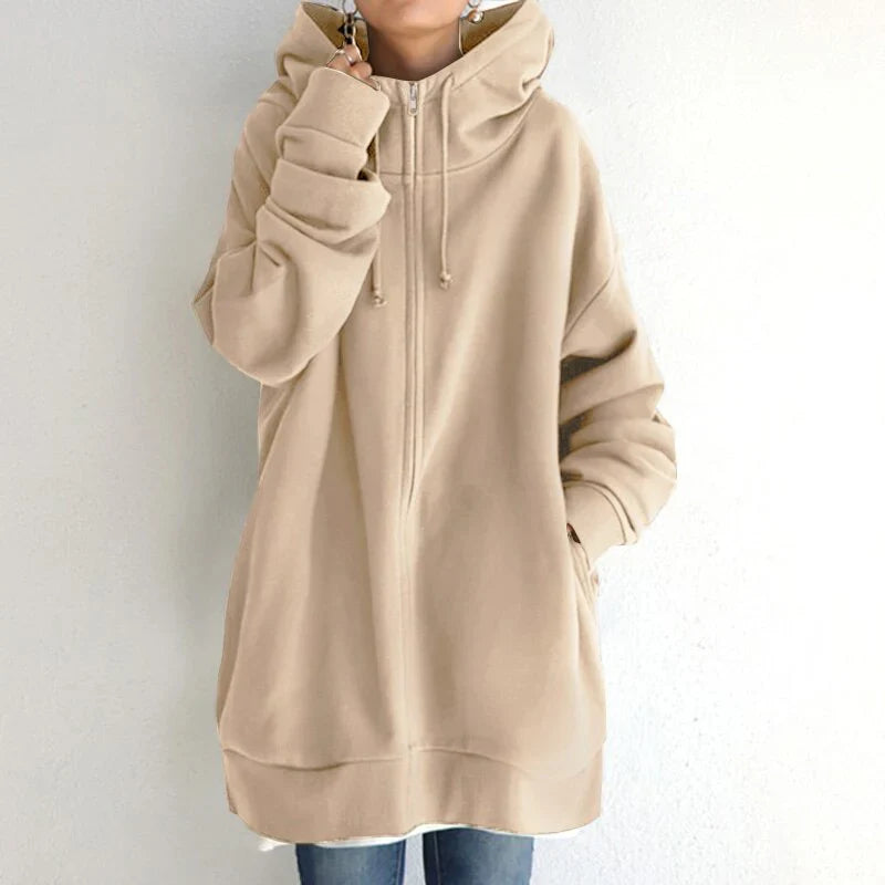 Cassandra - Kuscheliger Winter Pullover Hoodie