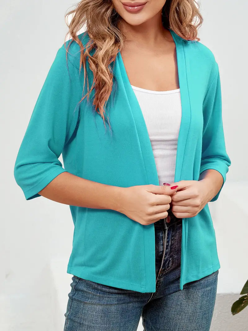 Tia - Eleganter Offener Strick-Cardigan