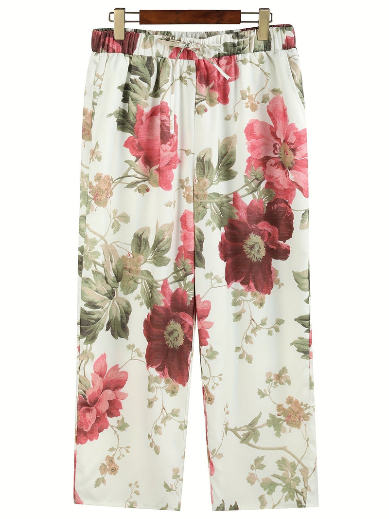 Lara - Sommerhose mit Blumenmuster