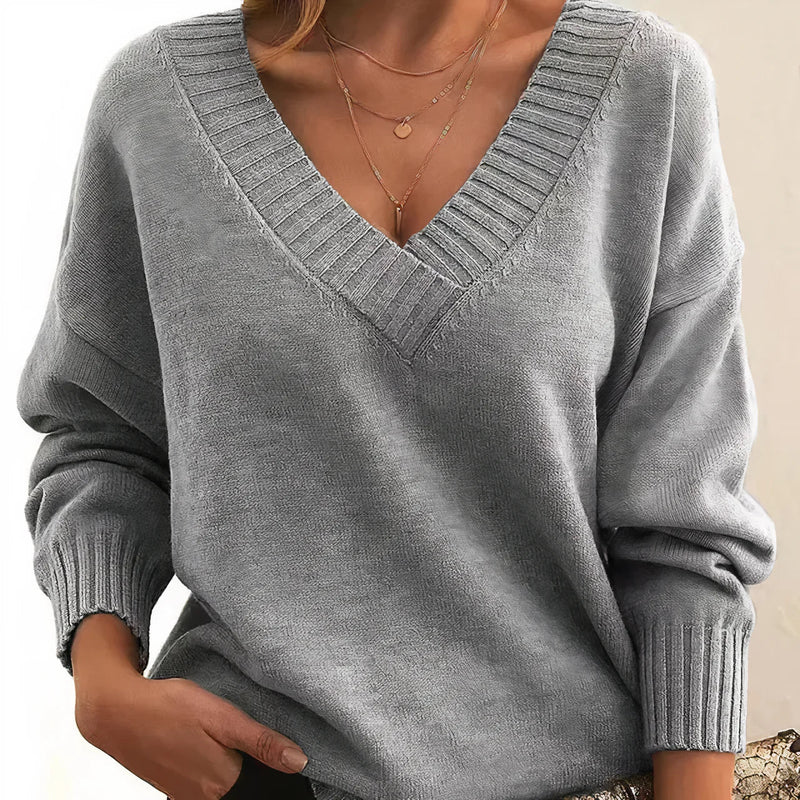 Herbst-Stilvolle Kaschmir Pullover