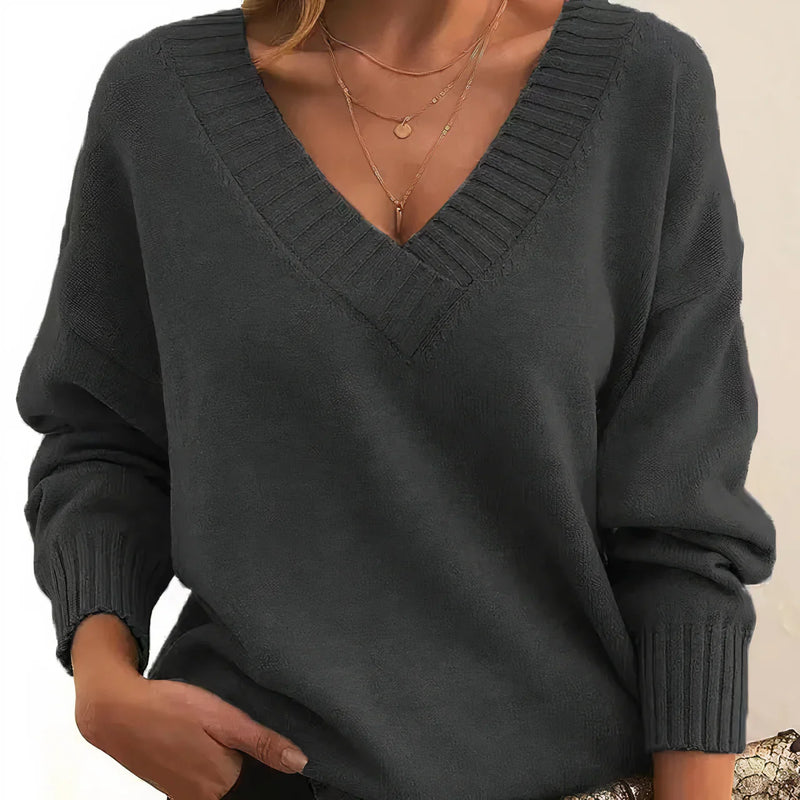 Herbst-Stilvolle Kaschmir Pullover