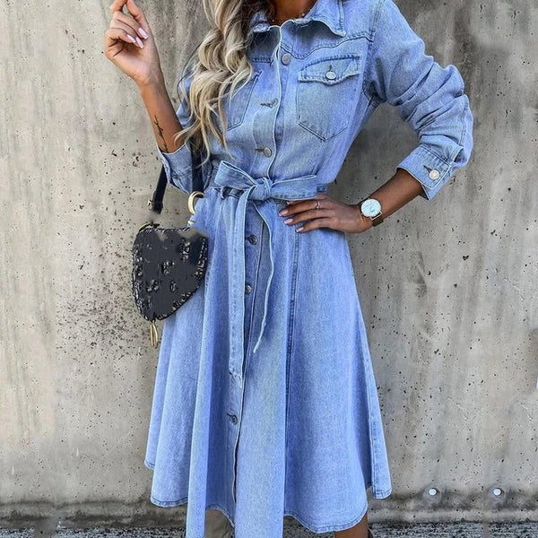 Heidi - Sommerkleid in Denim