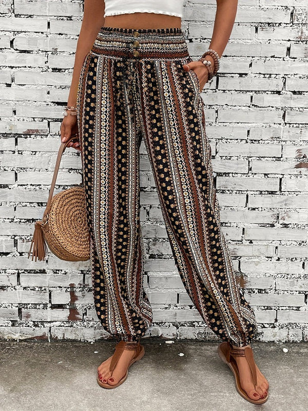 Vida - Stilvolle Hose mit Boho-Print