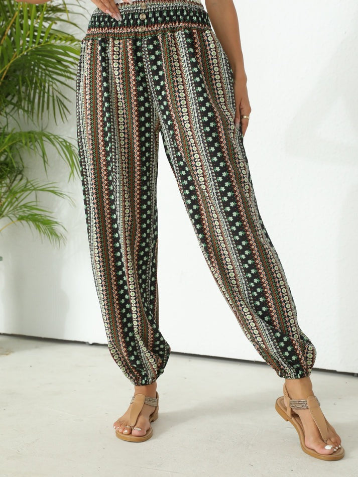 Vida - Stilvolle Hose mit Boho-Print