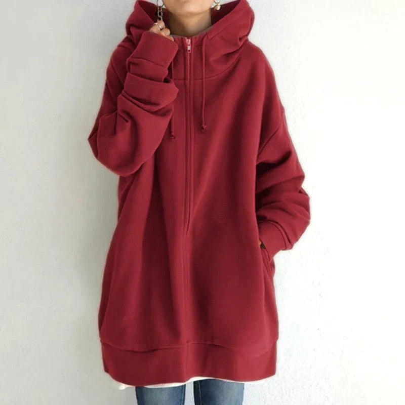 Cassandra - Kuscheliger Winter Pullover Hoodie