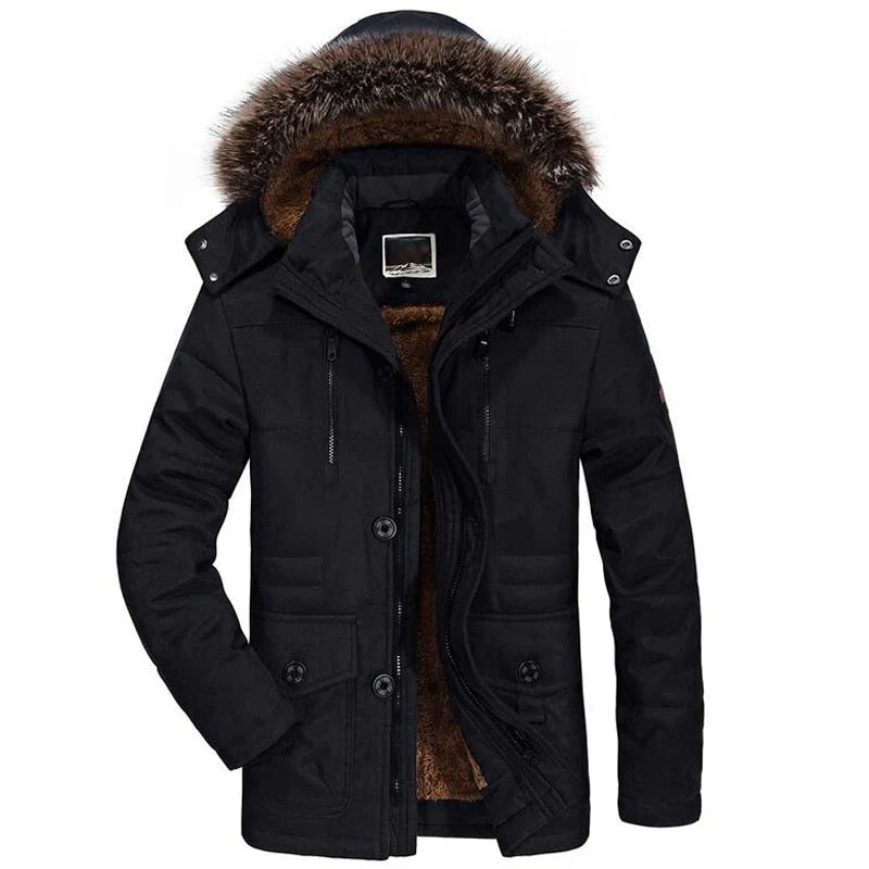 Oliver – Warme Winterjacke mit Fellbesatz für Damen