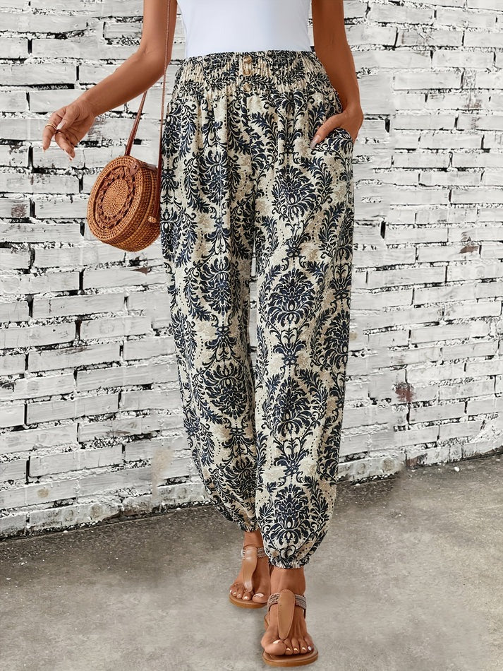 Vida - Stilvolle Hose mit Boho-Print