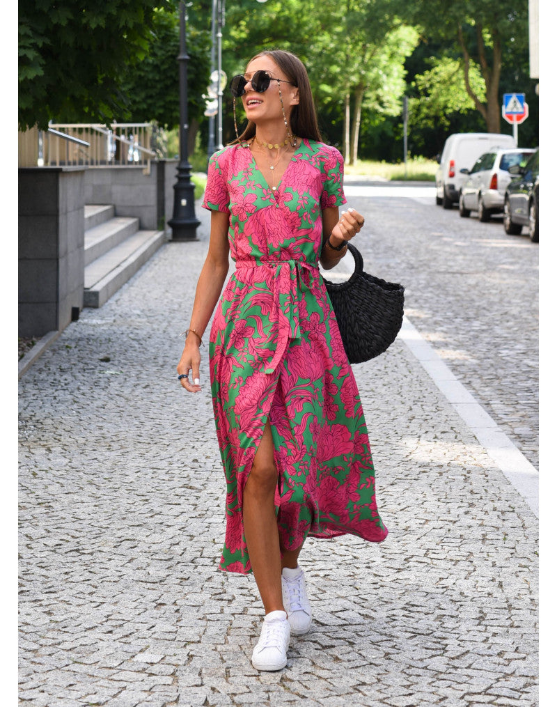 Liza Print Maxikleid