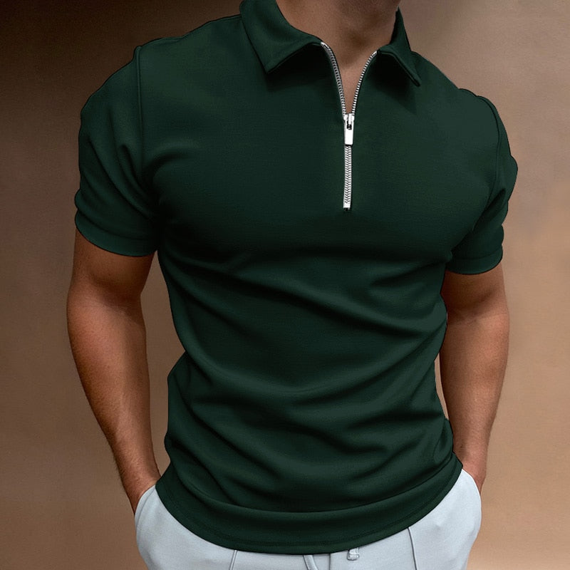 Jay - Polo-Shirt mit Reißverschluss | 50 % RABATT