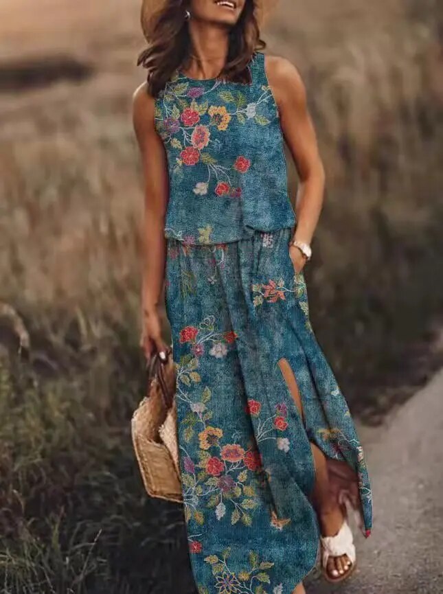 Julia – Sommerliche Maxi-Kleid für Damen