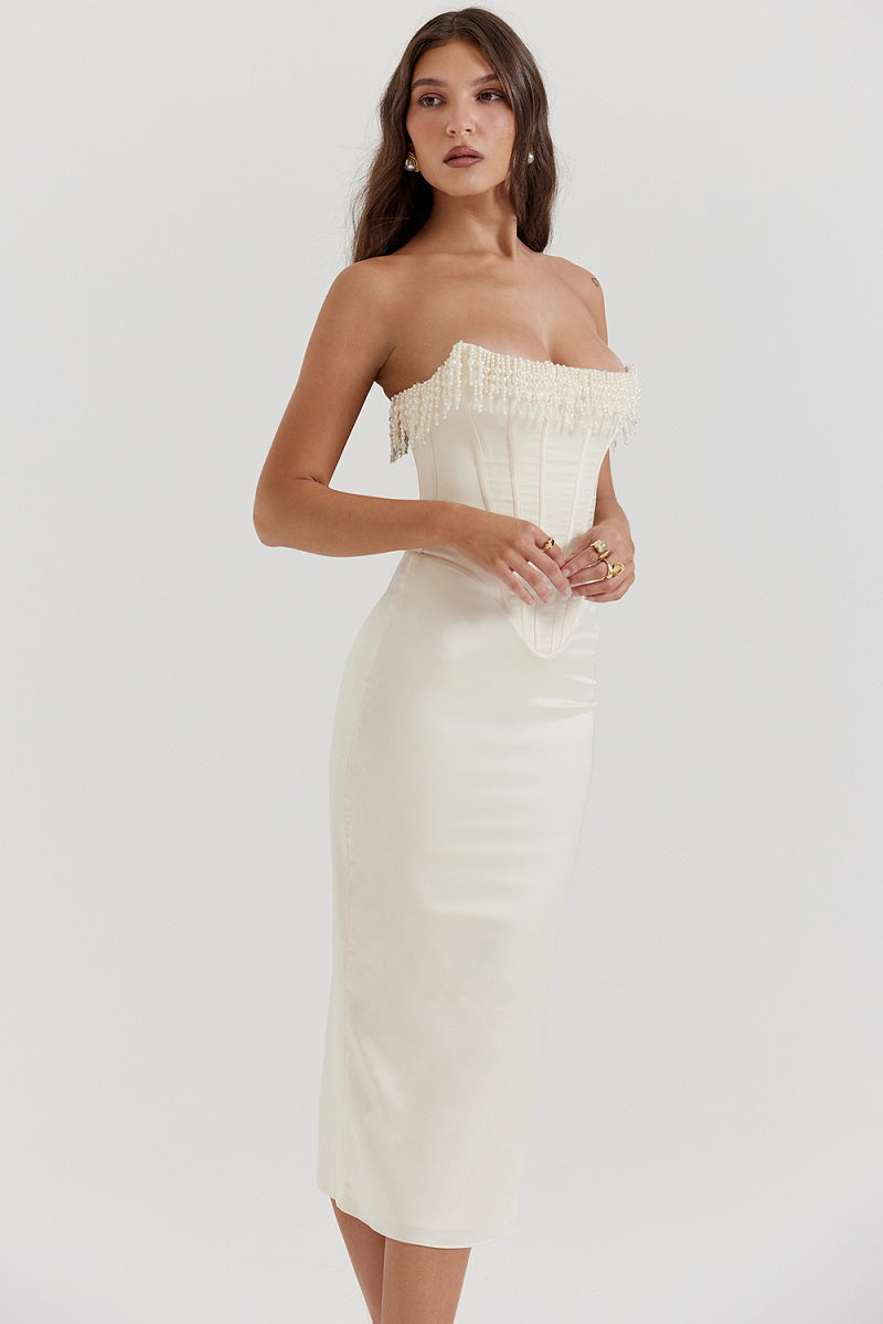 Sharlene | Elegantes trägerloses Kleid