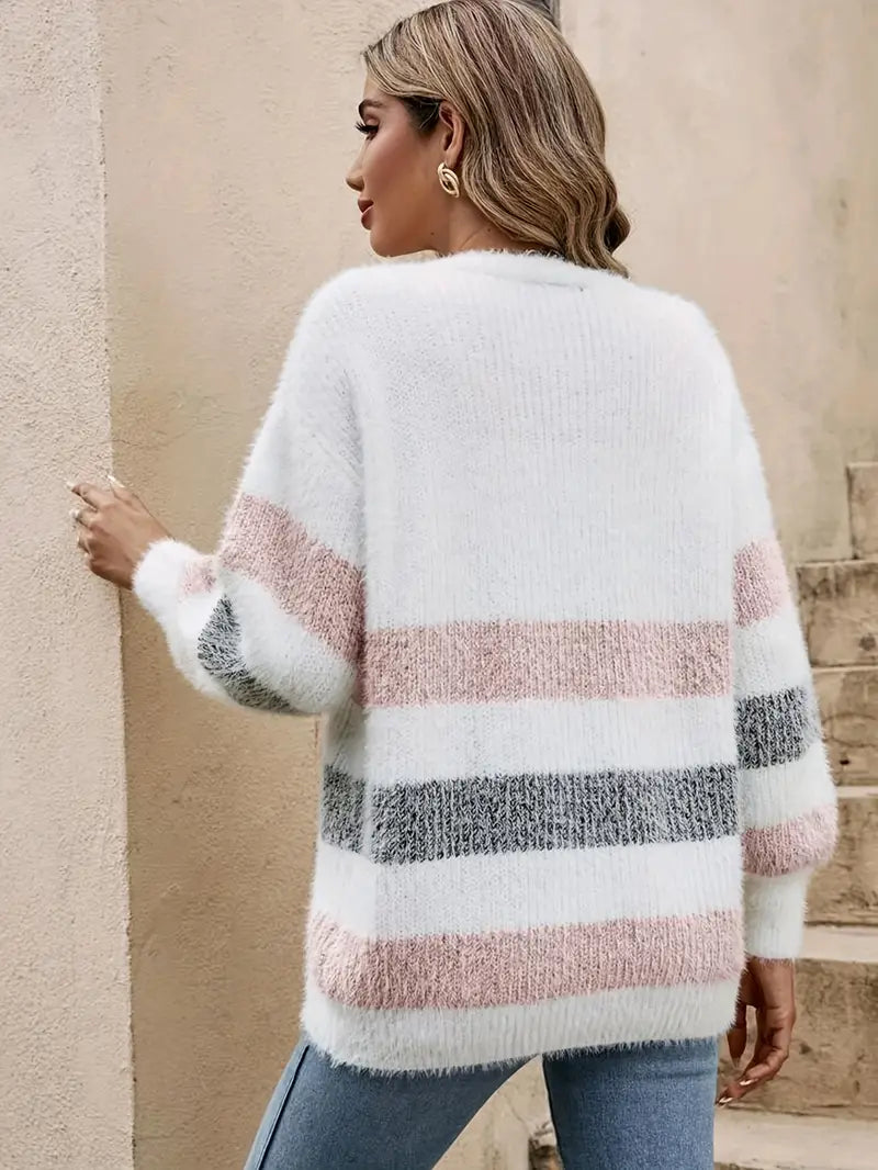 Wes - Gebreid Cardigan mit lebendigen Farben