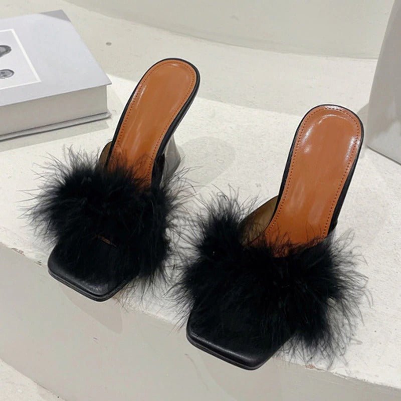 Cindy Fur Sandals