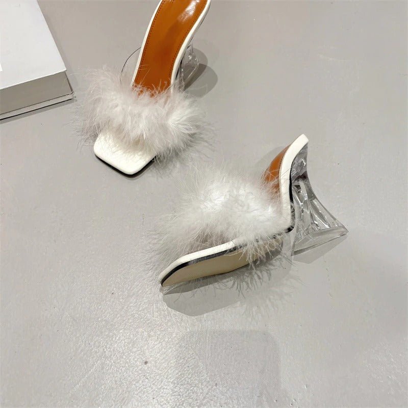 Cindy Fur Sandals