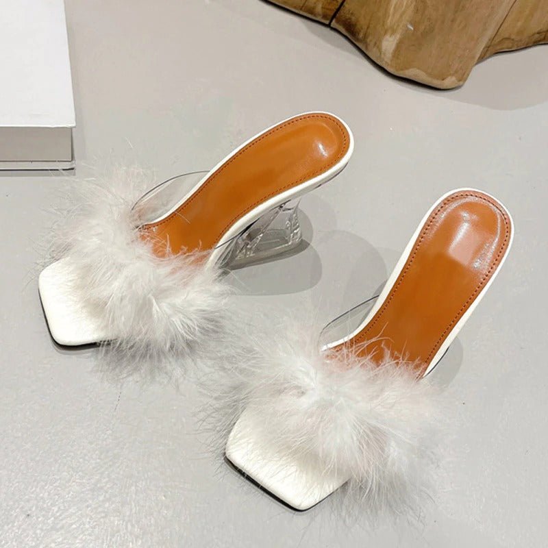 Cindy Fur Sandals