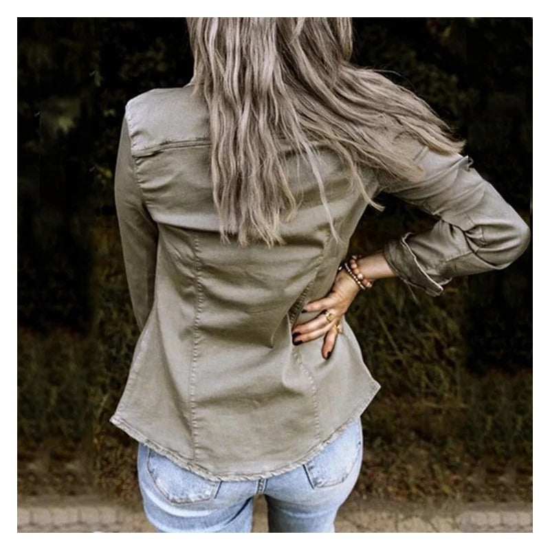 Sophia Denim Jacket - Elegante Damen Jeansjacke für jeden Anlass