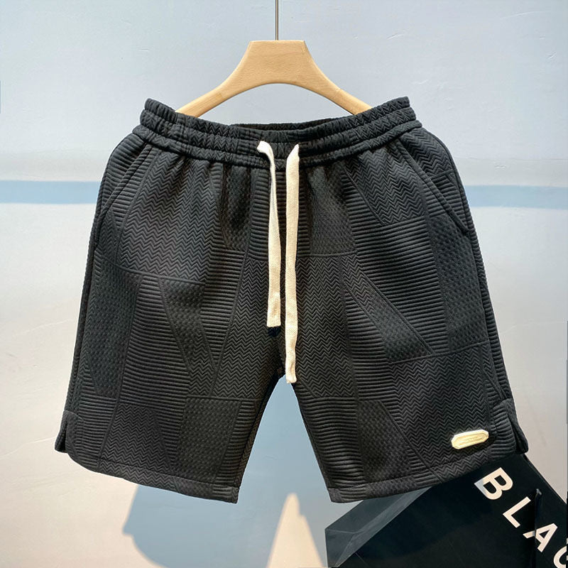 Vittorio - Sommer-Shorts mit Rippstrick-Design